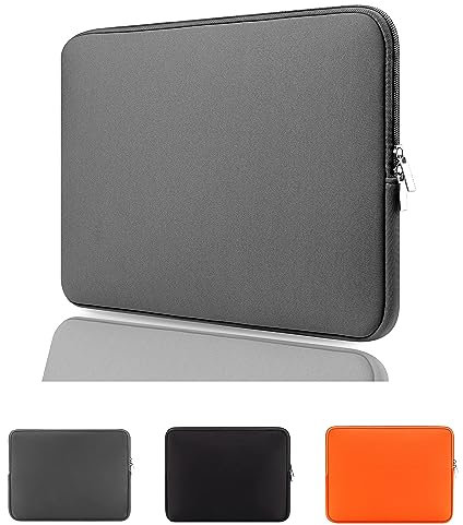 Funda Portatil 13 Pulgadas Anti Rasguños,Funda Ordenador Antigolpes,Funda Portatil Impermeable con Protección de 4 Capas,MacBook, Portátil HP, DELL, Lenovo, ASUS,iPad,Tablet (Gris)