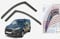 Set mit 2 Windabweisern, In-Kanal, kompatibel mit Ford Transit Connet/Tourneo MK2 2014 2015 2016 2017 2018 2019 2020 2021 Seitenblenden Fensterabweiser Ford Transit Connect