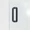 Glastürgriff, Duschkabinengriff, Duschtürgriff, mattschwarze Optik aus Zinklegierung, gewölbter Griff, Stangenlochabstand 145 mm, geeignet für Badezimmer, Küche, Zuhause, Büro und andere Szenen