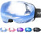 Supertrip Ski Goggles for Men Womens, Interchangeable Lens skiing goggles, Anti-fog Over Glasses Snowboarding Goggles Snow Snowboard Goggles