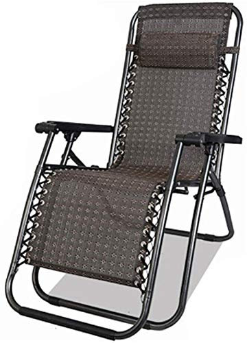 WENKA Leichte zusammenklappbare Zero-Gravity-Liege-Lounge-Terrassenstühle für den Außenbereich, Hof, Strand, Camping, Deck, Einheitsgröße, Sonnenliege, Gartenstühle (Farbe, Größe: Einheitsgröße),