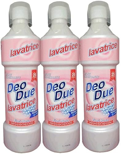 Deodue Lavatrice Fiori Rosa 1kg 3 pezzi