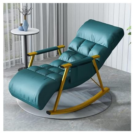 OATTIS Lässig Moderner Schaukelstuhl, kühner Schaukelstuhl, Sitzfläche, Mid-Century-Sessel, gepolstert, Relax-Sofa, Liegestuhl Modern