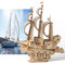 WDEC Holzpuzzle Erwachsene 3D Holz Puzzle Modell, Modellbau Holzbausatz, DIY Holzpuzzle Modellbausatz Bastelsets für Erwachsene - Geschenk zum Geburtstag (Segelboote)