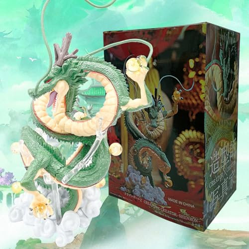 PQKL-party Shenlong Figur,Shenron Dragon Anime Figuren,18 cm Shenlong Action Figur Spielzeug,Shenron Actionfigur mit Geschenkbox, Shenlong Charaktere Ornamente,für Kinder und Erwachsene,Anime Fans
