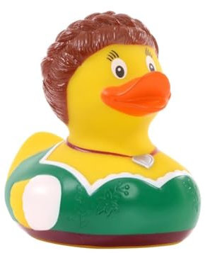 Dirndl Bayerin ? Quietscheente - Badeente - ca. 8 cm gross