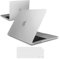 iNeseon Case Compatible with 2025 2024 2022 MacBook Air 13.6 inch M4 A3240 / M3 A3113 / M2 A2681, Plastic Slim Hard Shell Case Cover + Keyboard Cover for MacBook Air 13.6, Matte Transparent