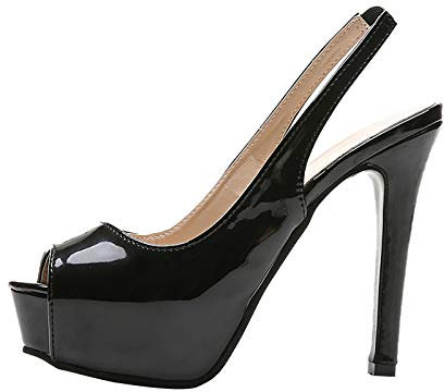 Decollete Donna Tacco Largo Sandali con Tacco Largo e Plateau Fucsia Elegante Scarpe Donna Tela estive Scarpe Donna Cerimonia Ciabatte con Zeppa Sandali con Zeppa Rosa Dame