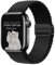 Hinnwer Geflochten Armband für Apple Watch Armband 46mm 42mm 44mm 45mm 49mm, Elastisch Nylon Stoff Band mit Magnetisch Verschluss für iWatch Ultra 2/1 SE 2/1 Series 10 9 8 7 6 5 4 3 2 1 Schwarz