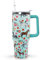 Ceovfoi Trinkbecher mit Griff, Pferde-Kaffeetasse, Wasserflasche, Pferdedekor, Pferde-Geschenk für Frauen, 1,2 l