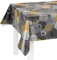 LILENO HOME Tischdecke abwaschbar als Meterware 200x140cm (Schnittkante) in Swirl Grey Motiv - Wachstuchtischdecke wasserabweisend ideal als Tischtuch o. Tischläufer für Bierzeltgarnitur