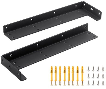 Floating Shelf Brackets Heavy Duty Metal Shelves Brackets Suspended Tripod Brackets Wall Shelf