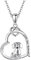 Dackel Kette 925 Sterling Silber Dackel Hund Anhänger Halsketten Dackel Schmuck Geburtstags Geschenke für Damen Frauen Mädchen Dackel Liebhaber (silver)