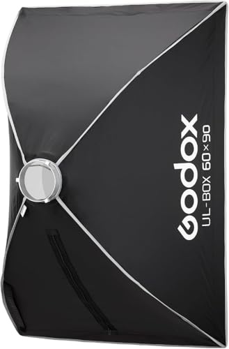 Godox UL-Box 60x90 Quick Release Umbrella Softbox | 60x90cm / 24x35 Inches Compact Rectangular Softbox with Diffusers & Fast Setup, Compatible with Bowens Mount