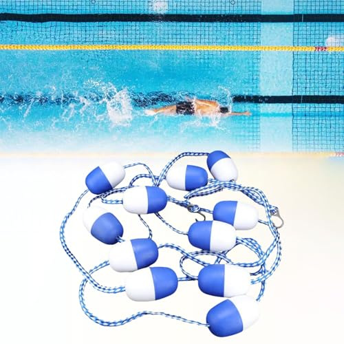 FXNFXLA Corde De Sécurité pour Piscine Commerciale pour Entraînement, Barrière De Sécurité pour Piscine, Séparateur De Sécurité Flottant pour Piscine, Ligne De Flottaison De Sécurité pour Piscine