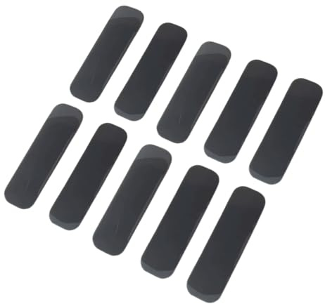 ZEPFJHE 10pcs Ordinateurs Portables Pieds en Caoutchouc Non Galets De Tampon Boîtier Caisse Ovale Protégeurs pour Les Claviers Paver