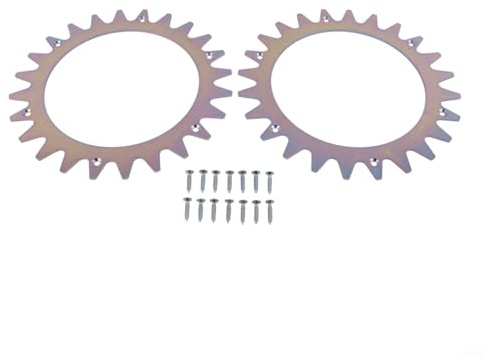 Tidgel 2pcs Stainless Steel Robotic Lawnmower Spikes for PARKSIDE Robotic Lawnmower PMRA 20-Li B2,Steel Lawn Mower Wheel Studs