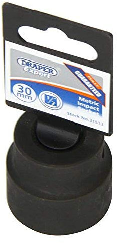 Draper 31513 1/2-inch Drive 30mm Impact Socket , Blue