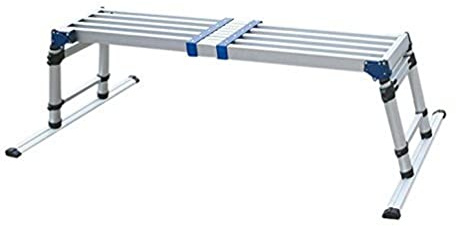 JBM 52230 Grues d'Atelier Plate Forme en Aluminium Télescopique Extensible