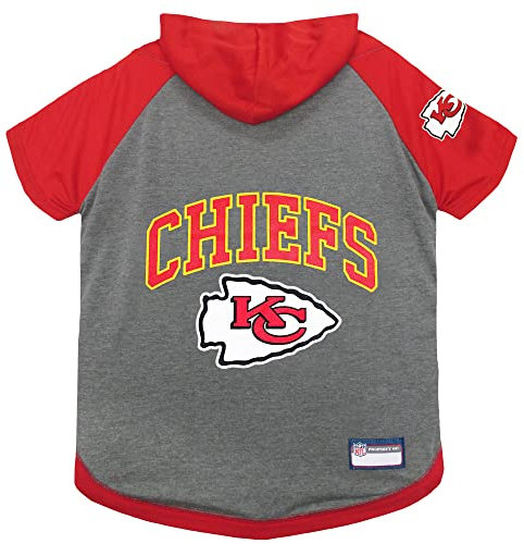 Pets First Kansas City Chiefs Kapuzen-T-Shirt, Größe L