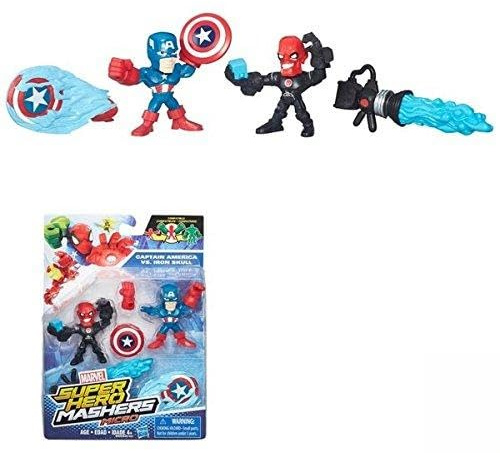 Hasbro Marvel Mashers Figuren 2-er Pack Captain America, 6 cm