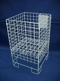 The Shopfitting Shop Drahtkorb, Weiß, Einheitsgröße