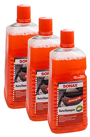 SONAX Autoshampoo Autowäsche Shampoo Konzentrat Ph-Neutral 2L 3X