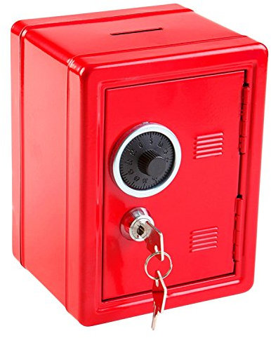 Idena 337159 - Coffre-fort - Couleur : rouge