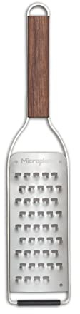 Microplane Master Series Wood Handle Stainless Steel Frame Extra Coarse Blade Cheese Grater