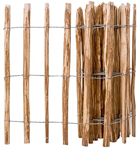 Festnight Valla de Jardín Listones de Madera Impregnada 120 x 250 cm