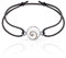 PLANETYS - Bracelet Cordon Elastique Oeil de Sainte Lucie Argent 925/1000