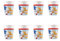 ALMACENESADAN 2315; Pack Fiesta o cumpleaños Sonic; 8 Vasos de cartón de 200 ml