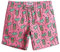 MaaMgic Herren Badeshorts SCHNELLTROCKNEND Boardshorts Trainingshose mit Mesh-Futter und Verstellbarem Tunnelzug MEHRWEG Rosa Ananas XL