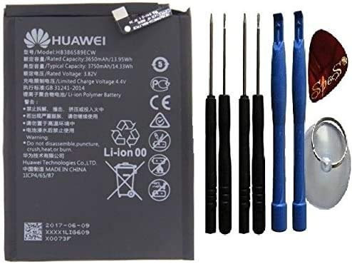 Original Ersatz Akku für Huawei Mate 20 Lite/Honor View 10 / P10 Plus Batterie HB386589ECW inkl. Werkzeug