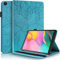 AsWant Hülle Kompatibel mit Samsung Galaxy Tab A 10.1 2019 T510 T515 Ultra Dünn mit Schutzhülle PU Ledertasche Folio Flip Hülle Brieftasche Stifthalter - Blau