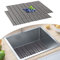 Tappetino Per Lavello Cucina - 2 pezzi Tappetino Lavandino Cucina Regolabile Per Lavello Da Cucina In Ceramica/Acciaio Inossidabile - Proteggi Lavandino Cucina A Drenaggio Rapido Per Lavello Cucina