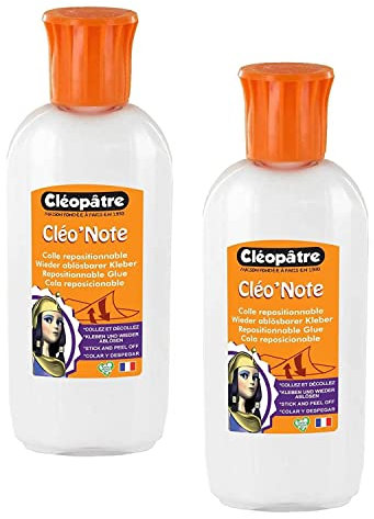 CLÉOPÂTRE Lot de 2 Cléo'Notes 100 gr colle repositionnable liquide