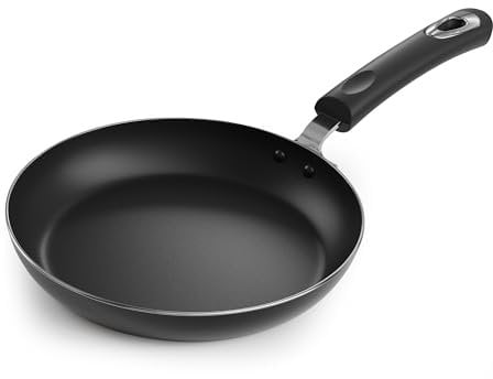 KICHLY Antihaft-Bratpfanne 24 cm, Aluminium-Antihaftbeschichtung, Induktionspfanne, für alle Herdarten geeignet, Grau
