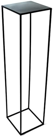 DIXIE STORE Blumenständer | Blumenbett Loft aus Metall 363 Pflanzenständer | Fantasievolles Pflanzenständer | Für Innen- und Außendekor, tollen Eindruck, Schwarz