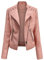 Giacca Similpelle Donna Giubbotto Giubbino Giacche Ecopelle Donna Giacca Biker Jacket Donna Giubbotto Similpelle Faux Leather Jacket Donna Giacca Bikers Finta Pelle Sintetica Donna Curvy Rosa S