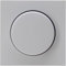 Kopp Athenis Abdeckung für Druck-Wechsel-Dimmer, grau, matte Oberfläche, 490634187