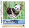 Figured'Art Peinture par Numéro Adulte avec Cadre Panda dans son Hamac - Activité Manuelle Kit de Loisir Créatif DIY Numéro d'Art Complet Animaux - 40x50cm avec châssis en bois à monter