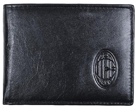 AC Milan Unisex 143190 Milan Reisezubehör-Brieftasche, Schwarz