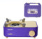 SLDAGe Portable Réchaud de Camping à Gaz, 2100W Outdoor Réchaud Camping avec Mallette,Compact Poêle de Camping, Mini réchaud gaz, pour Camping Pique-Nique Barbecue Festivals Randonnée,Bleu