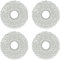 YUETTYY Paquete de 4/10 paños de repuesto para Cecotec para Conga 11090 S-pin Robot Aspirador Accesorios de repuesto Mops Kit de paño (4)