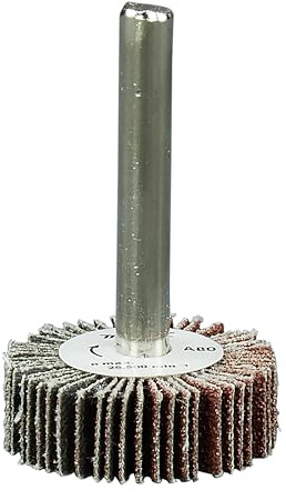 Makita D-75312 Lamellenschleifer A80 Ø 30 x 10 mm, 1 Stück, Fächerschleifer für bspw. Holz, Metall oder Kunststoff, max. Drehzahl 25.500 U/min.