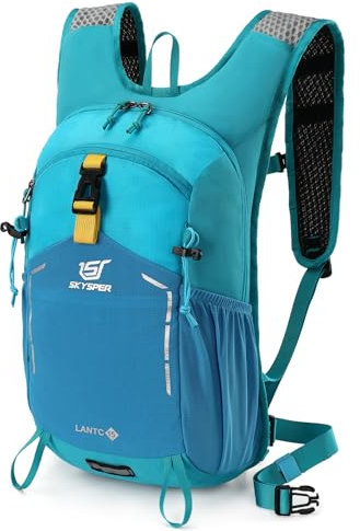 SKYSPER Wanderrucksack Herren 15L Rucksack Klein Tagesrucksack Trekkingrucksack für Camping Outdoor Travel Wandern