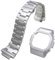 Korlexchi Uhrenarmband und Uhrengehäuse für Herren aus Leichte Aluminiumlegierung für Casio für G-shock DW-5600 GW-B5600 GB/GWX-5600 GW/DW-5000 DW-5025 5030 5035 Armbänder und Uhr Hülle aus Metall