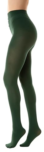 Gi&Gi Medias Panty Opacas para Mujer, 50 Denier, Microfibra Suave, Cintura Cómoda, Colores Variados