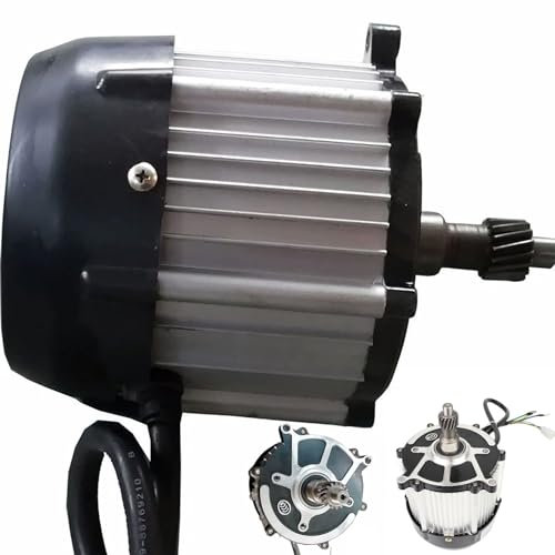 ZHOZHUT 3900RPM Bürstenloser Motor Für Elektro-Dreirad 500W-1800W Permanentmagnetmotor Elektro-Dreiradmotor 48V / 60V / 72V 5-Loch 16-Zahn Motor, Reinkupferspule, Für DIY Dreirad, E-Bikes,650w,60V